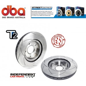 DBA T2 FRONT SLOTTED ROTORS SUIT HOLDEN VE & VF 2006 on  298mm